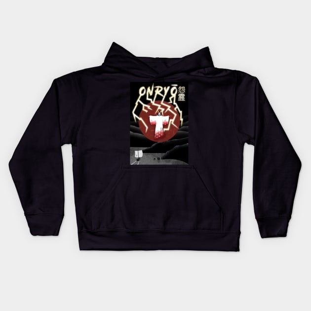 Blue Eye Samurai Kids Hoodie by MorvernDesigns